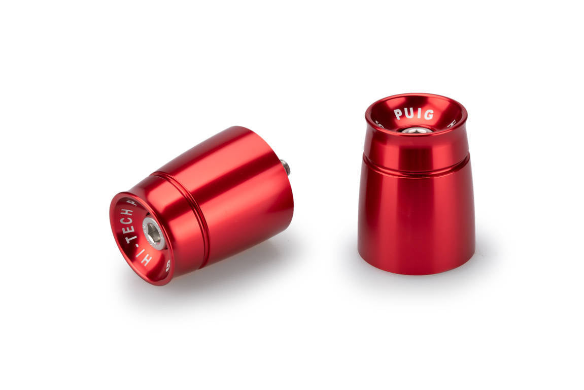 Puig Sport Bar Ends | Red | Benelli Leoncino 800/Trail 2022>Current - Shop name