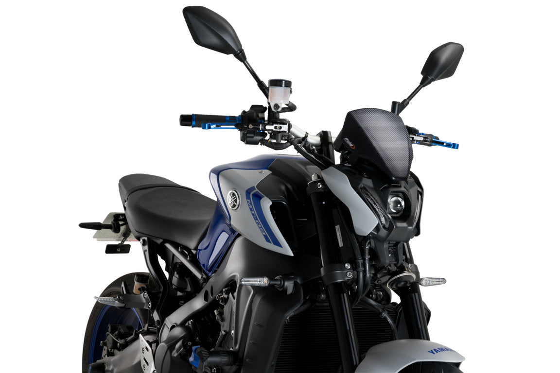 Puig Sport Fly Screen | Carbon Look | Yamaha MT-09 SP 2021>2023 - Shop name
