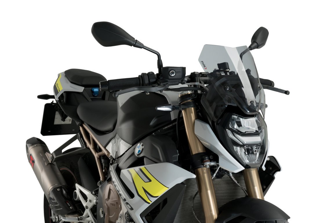 Puig Sport Screen (1) | Light Smoke | BMW S 1000 R 2021>Current - Pyramid Motorcycle Accessories