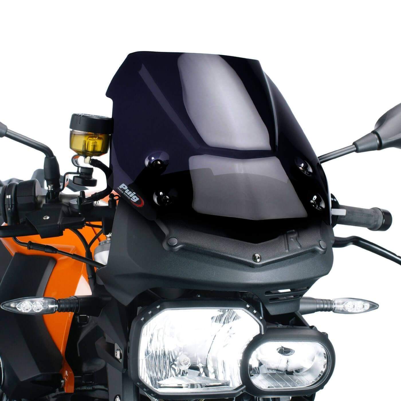 Puig Sport Screen | Black (Opaque) | BMW F 800 R 2009>2014 - Shop name