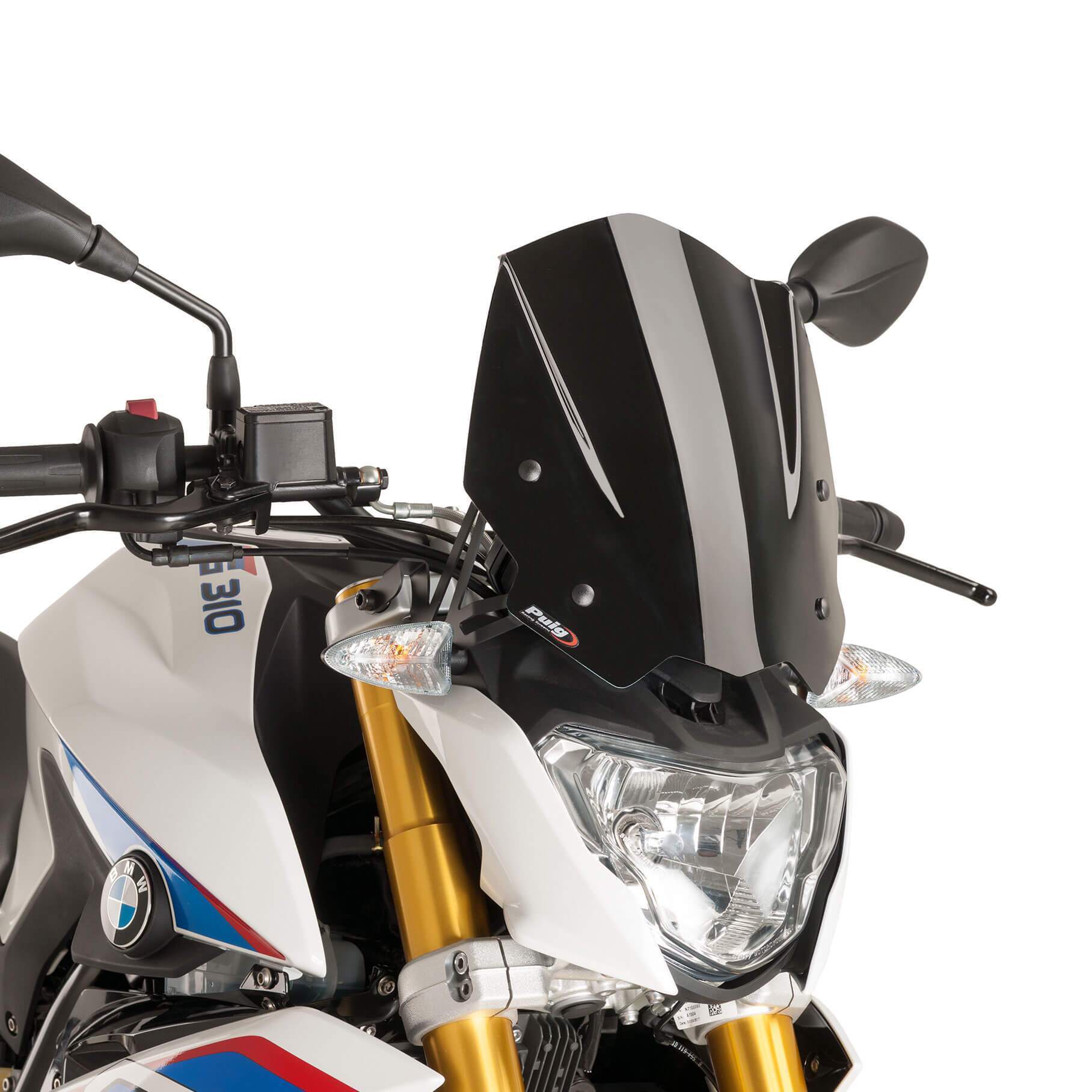 Puig Sport Screen | Black (Opaque) | BMW G 310 R 2016>Current - Shop name