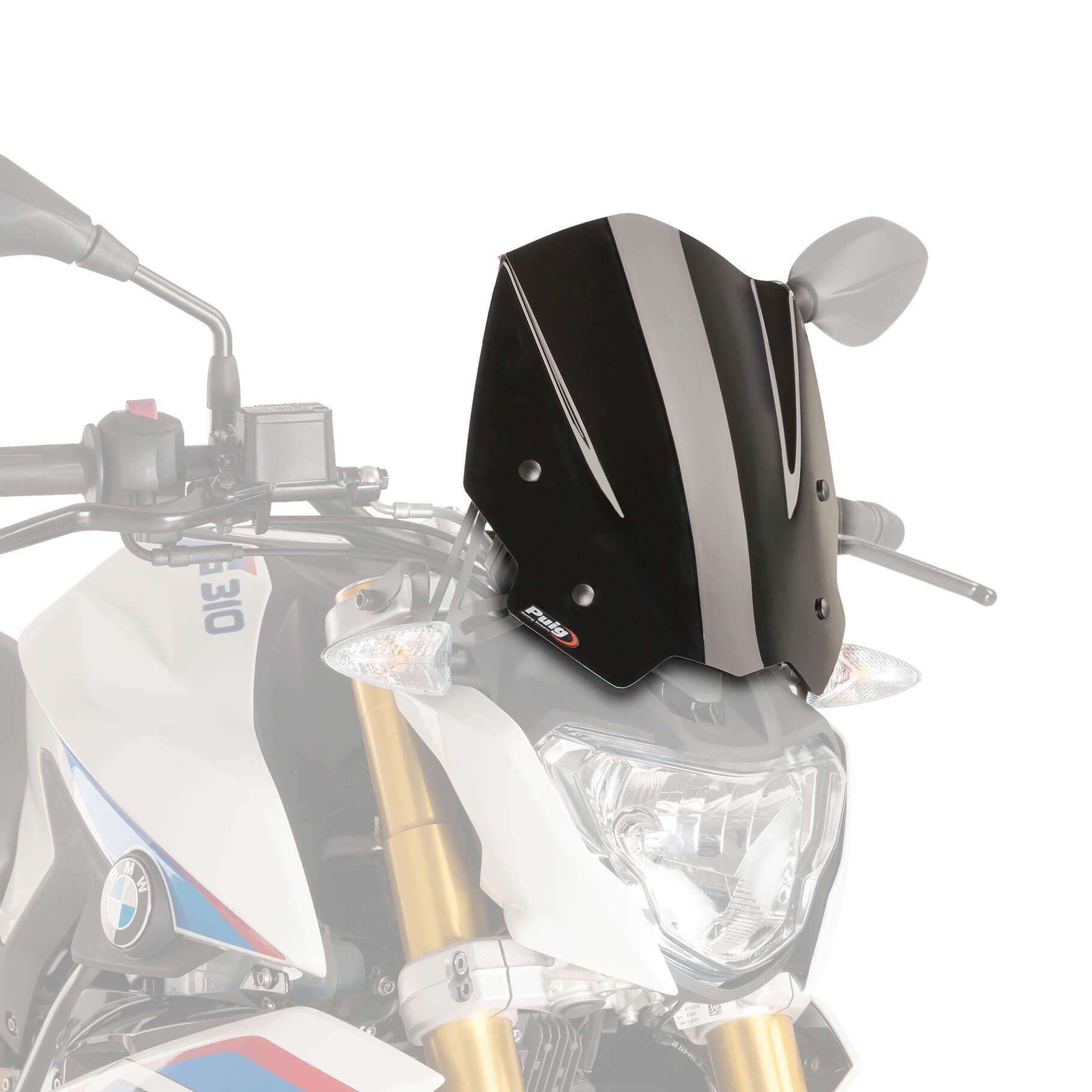 Puig Sport Screen | Black (Opaque) | BMW G 310 R 2016>Current - Shop name