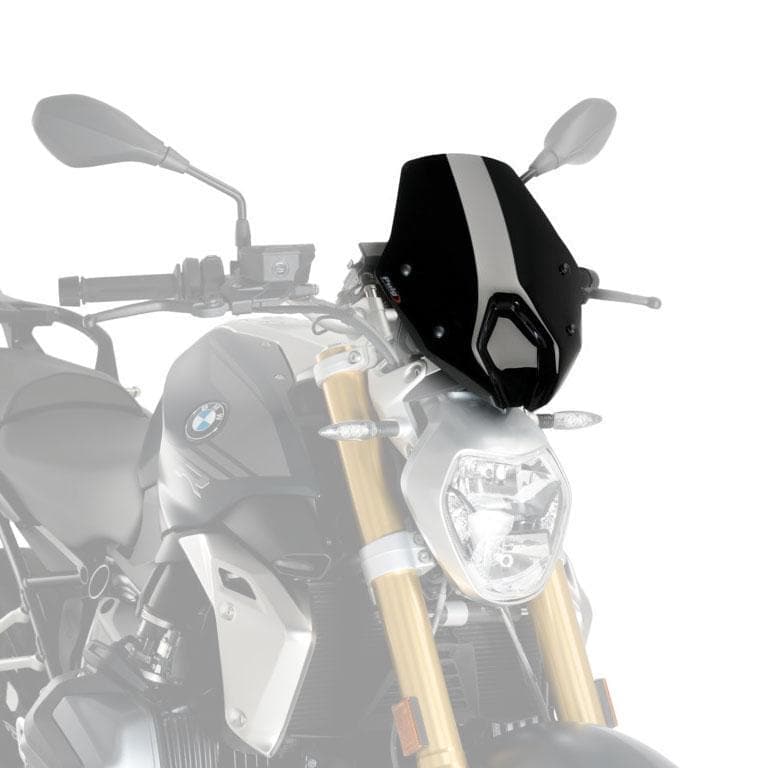 Puig Sport Screen | Black (Opaque) | BMW R 1250 R 2019>Current (With BMW screen support) - Shop name