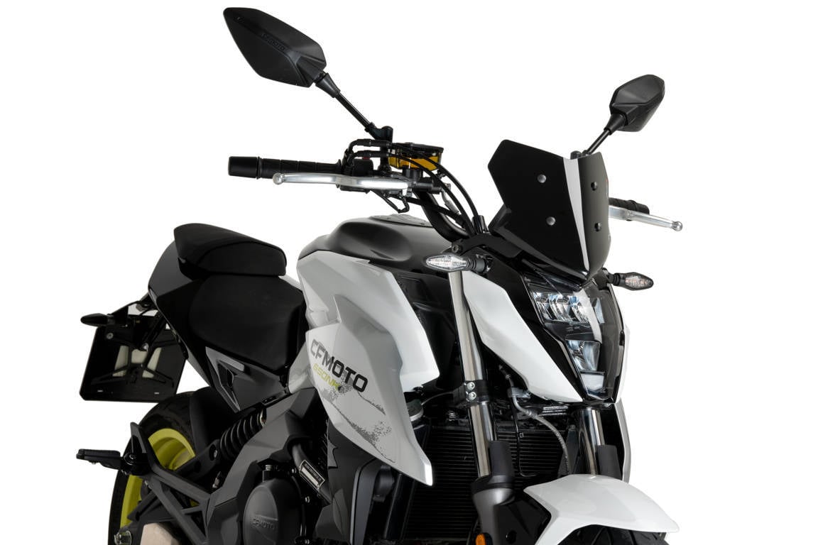 Puig Sport Screen | Black (Opaque) | CFMoto 650 NK 2021>Current - Shop name