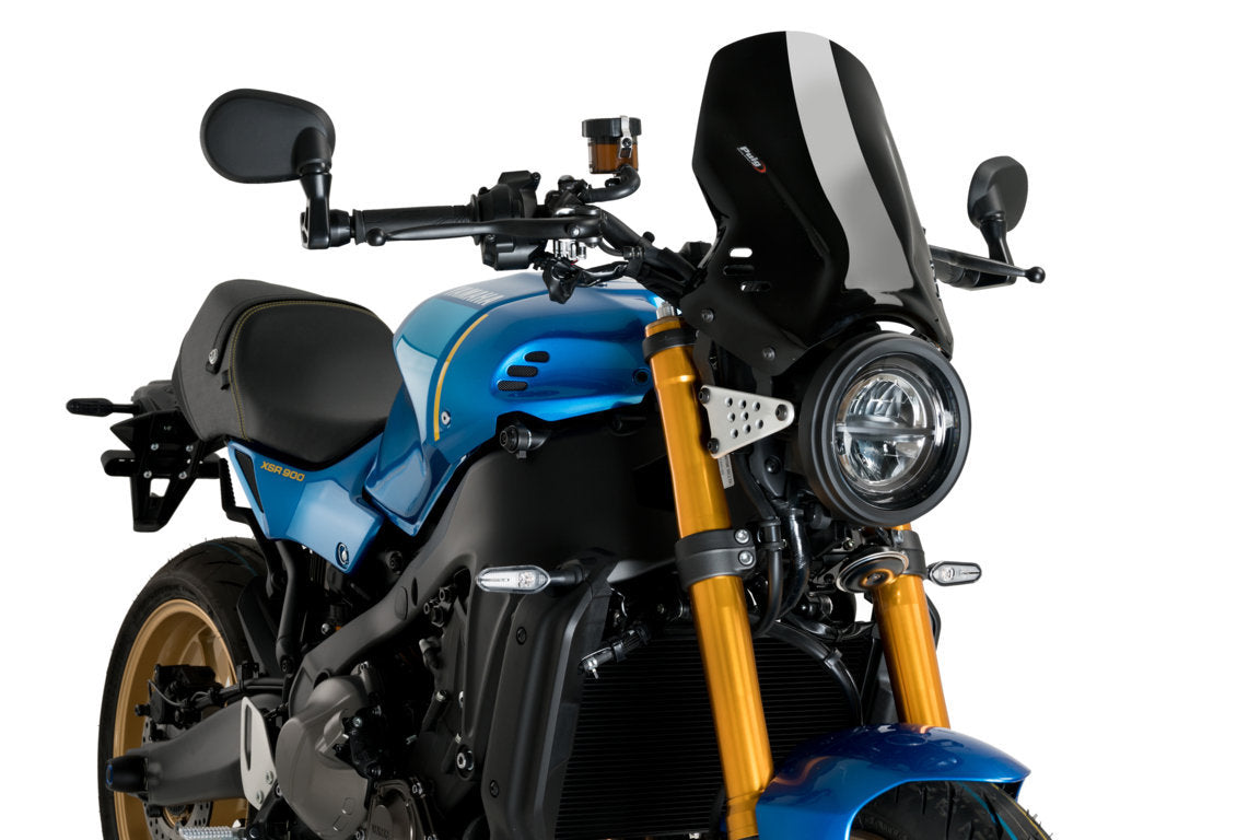 Puig Sport Screen | Black (Opaque) | Yamaha XSR900 2022>Current - Shop name