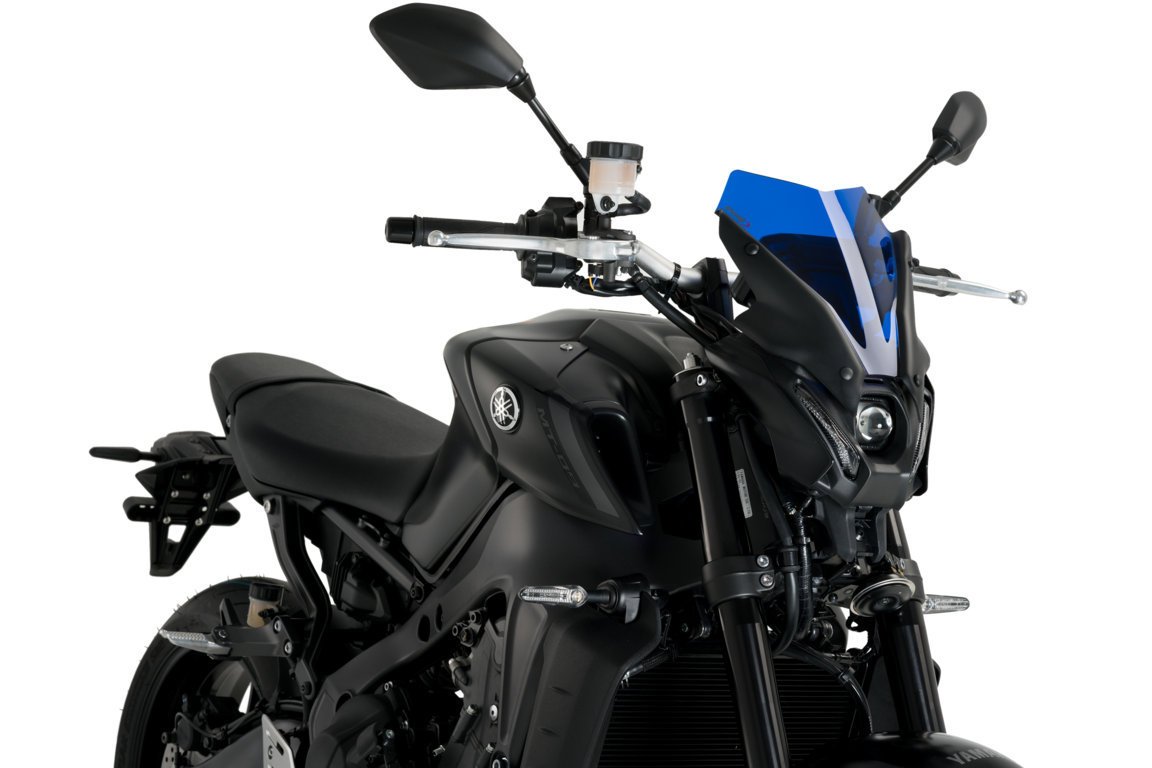 Puig Sport Screen | Blue | Yamaha MT-09 2021>2023 - Shop name