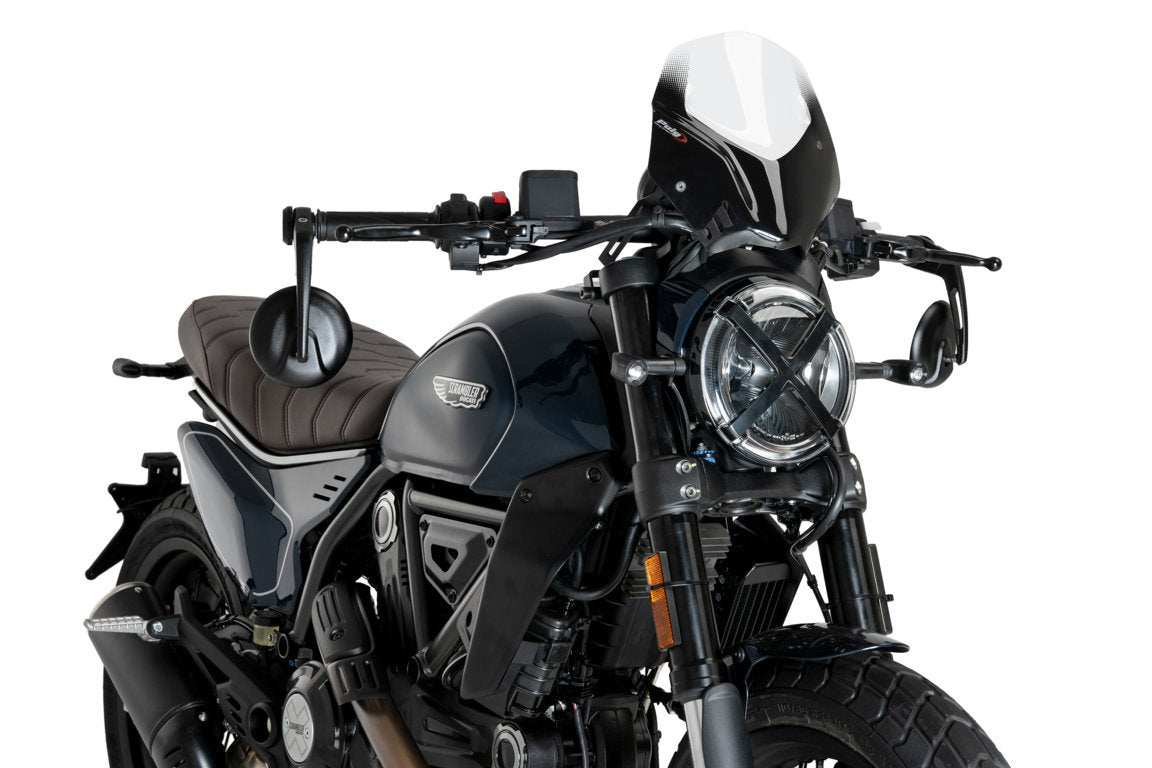 Puig Sport Screen | Clear | Ducati Scrambler Full Throttle / Icon / Ni