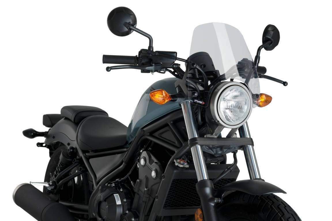 Puig Sport Screen | Clear | Honda CMX 500 Rebel S 2020>2022 - Shop name