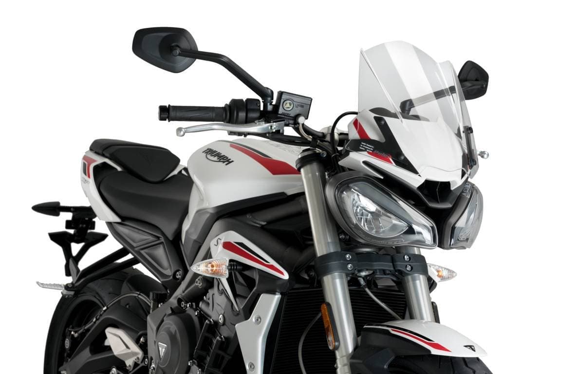 Puig Sport Screen | Clear | Triumph Street Triple 765 R 2020>2022 - Shop name
