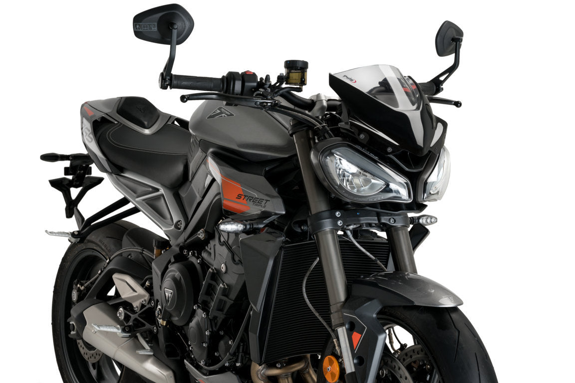 Puig Sport Screen | Clear | Triumph Street Triple 765 R/RS 2023>Current - Shop name