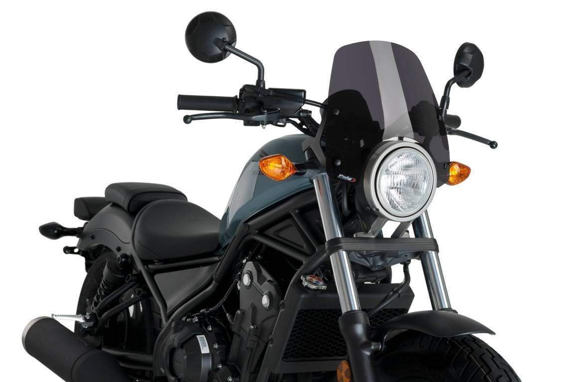 Puig Sport Screen | Dark Smoke | Honda CMX 500 Rebel S 2020>2022 - Shop name