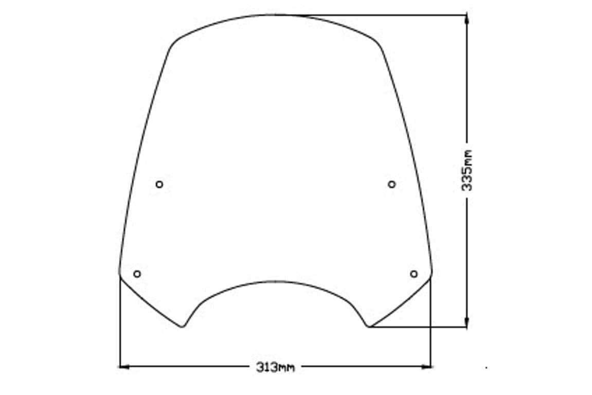 Puig Sport Screen | Dark Smoke | Indian FTR 1200/S 2019>2022 - Shop name