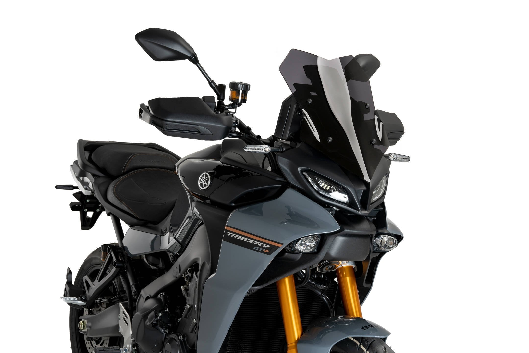 TRACER 9GT Puigツーリングスクリーン YAMAHA トレーサー Puig Sport Screen | Dark Smoke | Yamaha Tracer 9/GT 2023>2024 -