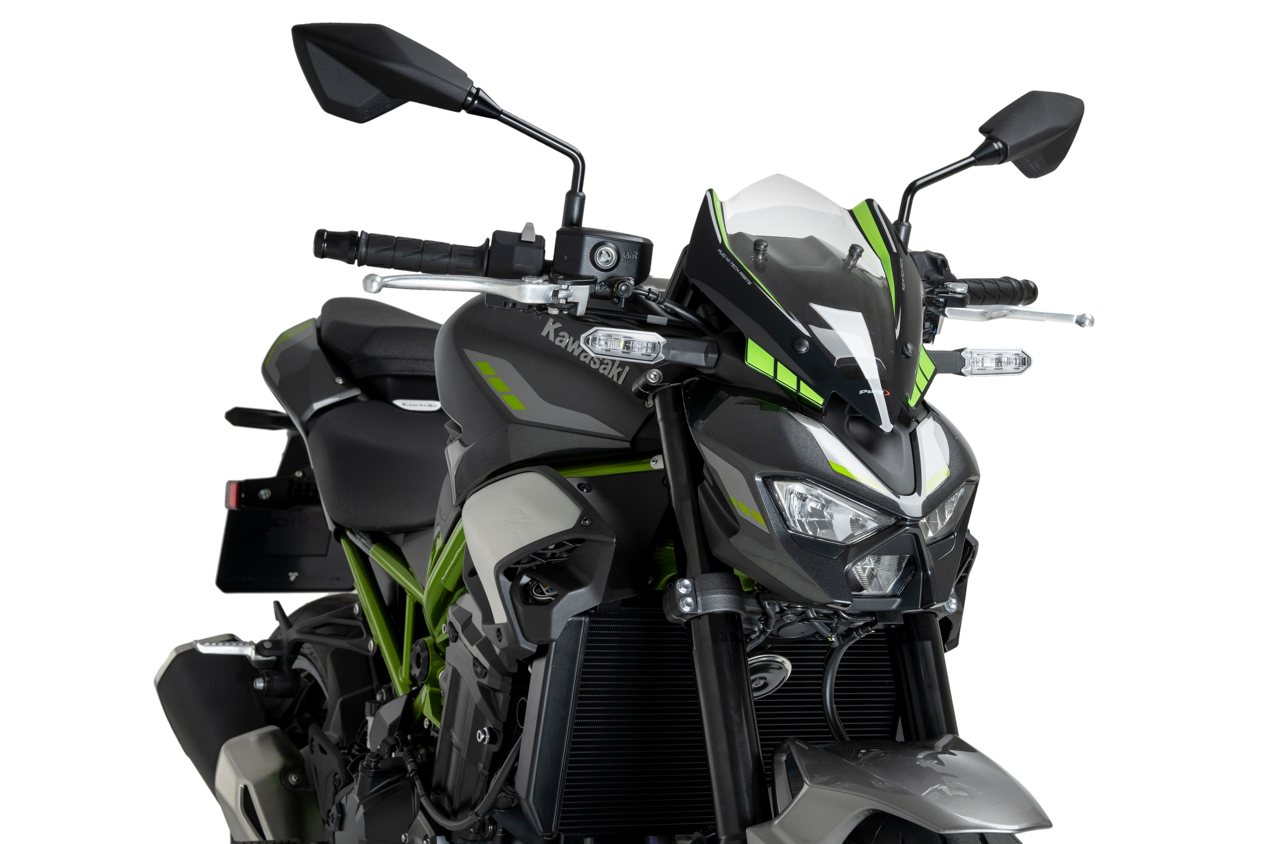 Puig アクリルスクリーン　z900 2025〜※4/27 値下げしました プイグ NG スポーツ ウインドシールド Z900 2025 スクリーンプリント