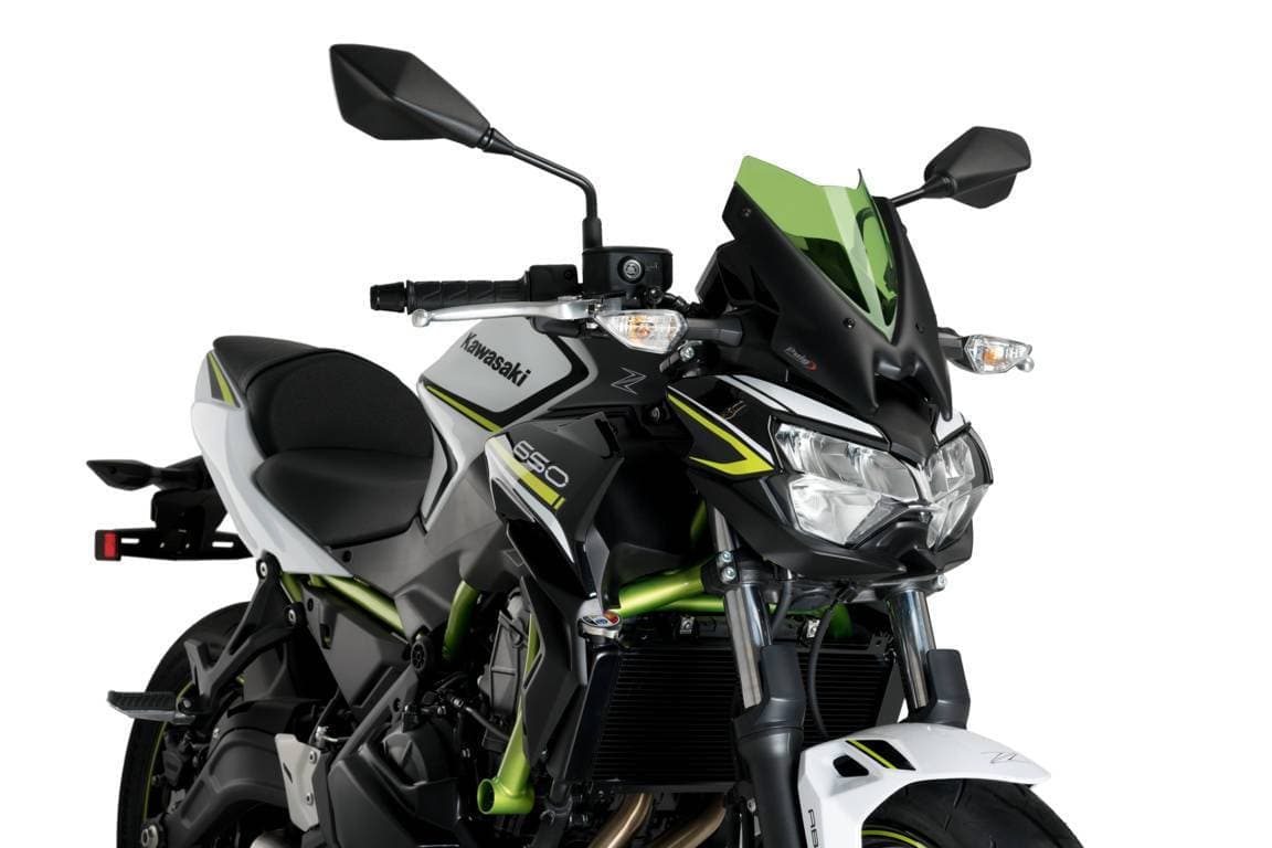 Puig Sport Screen | Green | Kawasaki Z 650 2020>Current - Shop name