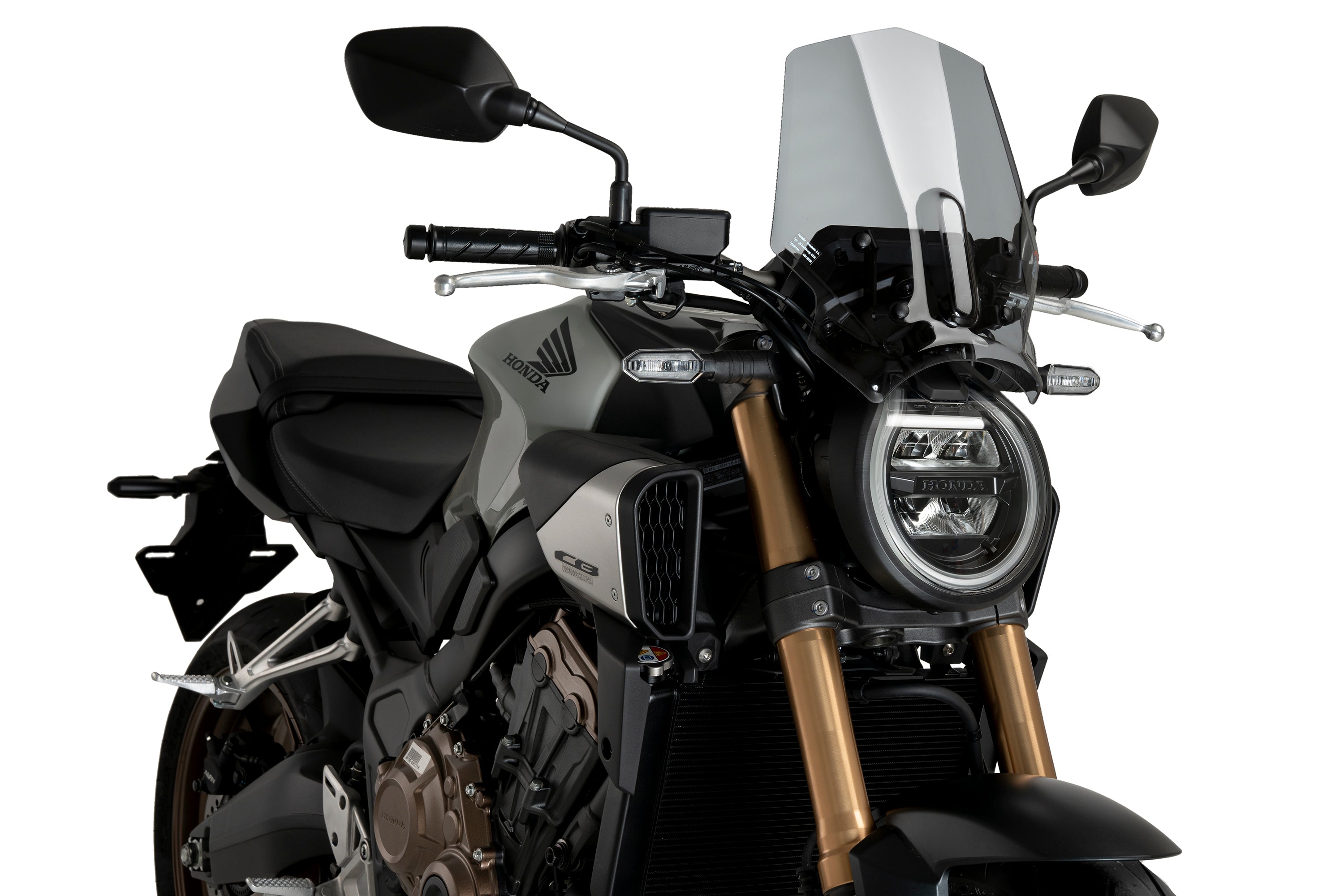 Puig Sport Screen | Light Smoke | Honda CB 650 R 2024>Current - Shop name