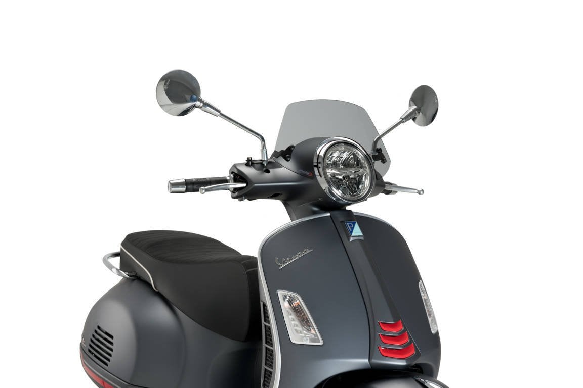 Puig Sport Screen | Light Smoke | Piaggio Vespa GTS 300 2008>2022 - Pyramid Motorcycle Accessories