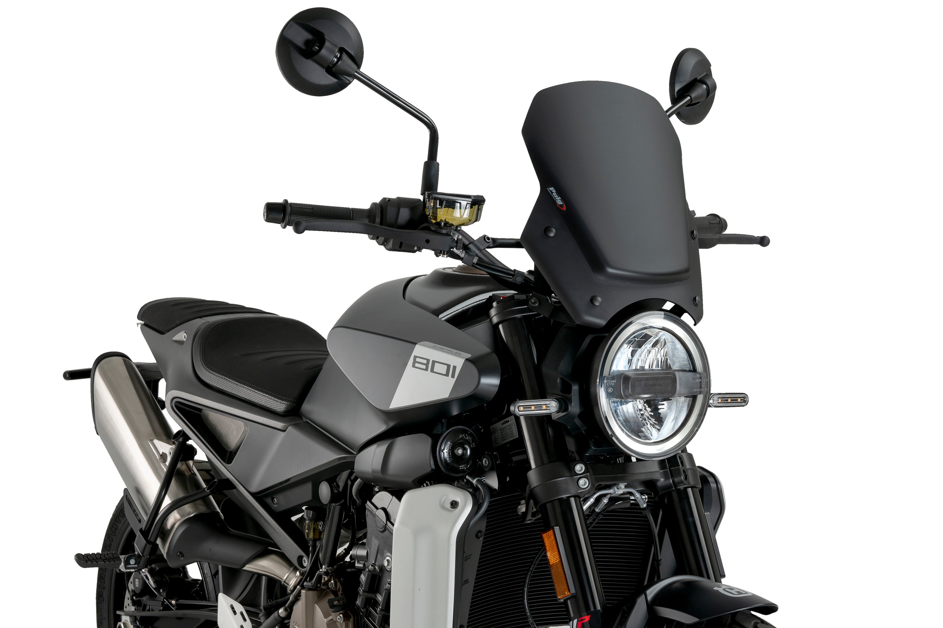 Puig Sport Screen | Matte Black (Opaque) | Husqvarna Svartpilen 801 2024>Current - Shop name
