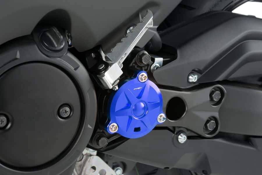 Puig Sump Case Cover | Blue | Yamaha TMAX 560 2020>2021 - Shop name