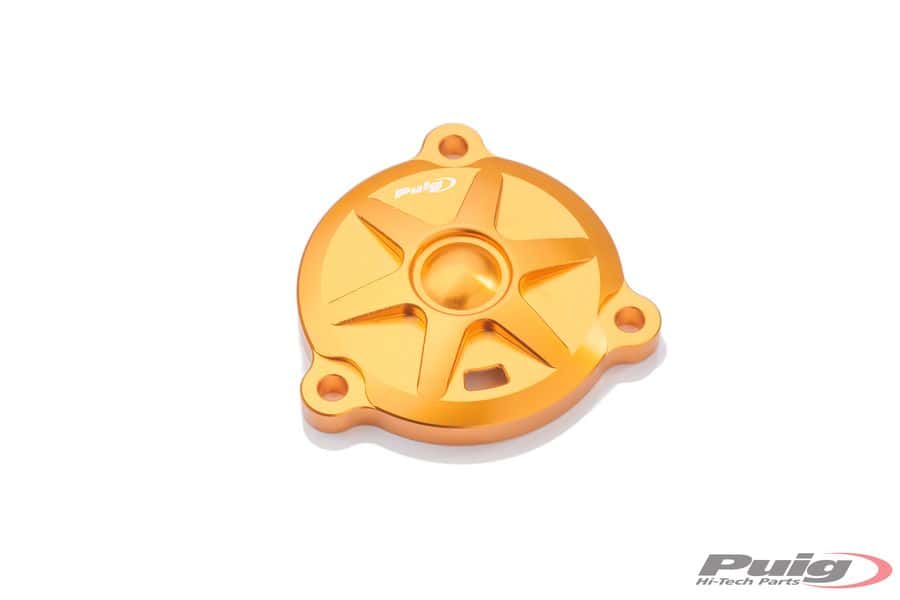 Puig Sump Case Cover | Gold | Yamaha TMAX 530 2017>2019 - Shop name