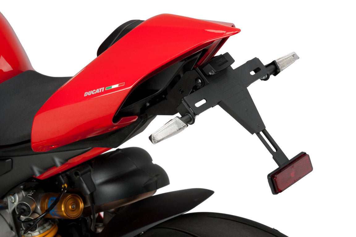 Puig Tail Tidy | Matte Black | Ducati Panigale V4 S 2018>2024-Tail Tidies-Pyramid Motorcycle Accessories