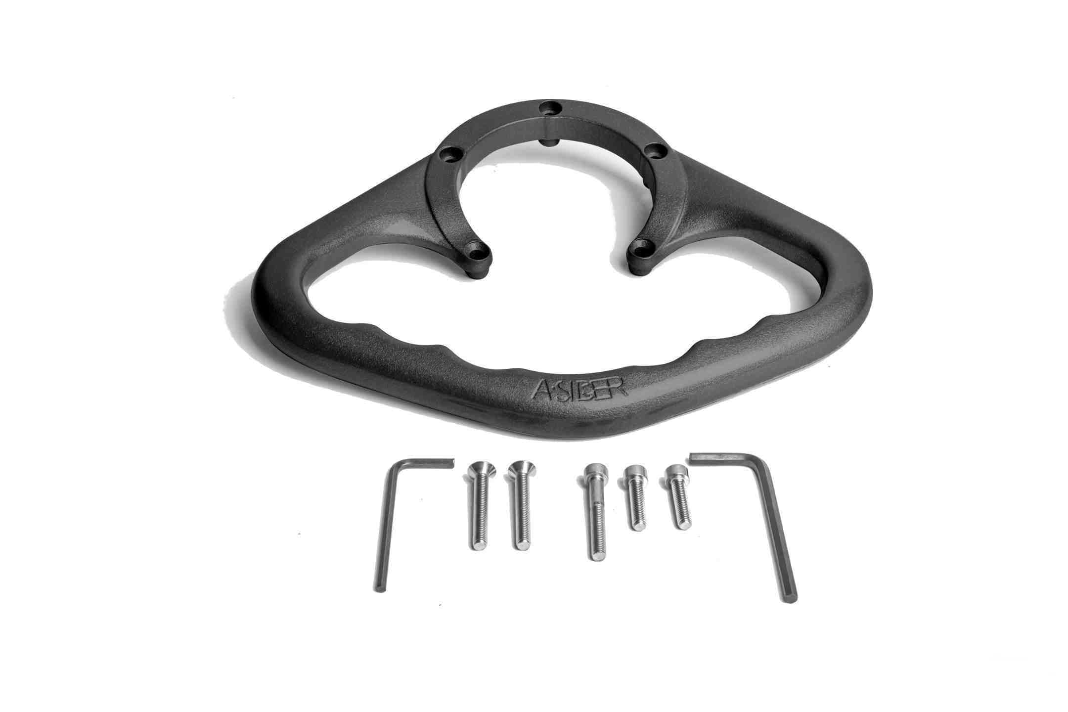Puig Tank Grab Holder | Black | Aprilia RSV4 2009>2012 - Pyramid Motorcycle Accessories