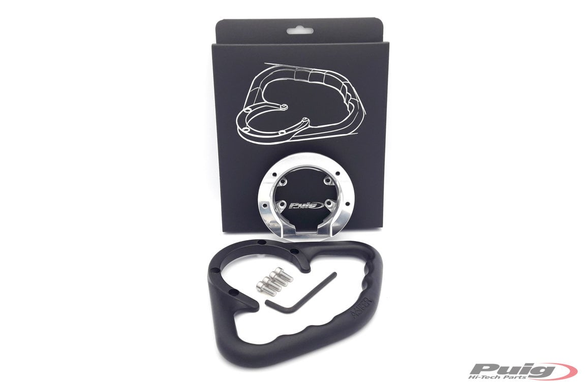 Puig Tank Grab Holder | Black | BMW S 1000 RR 2009>2022 - Shop name