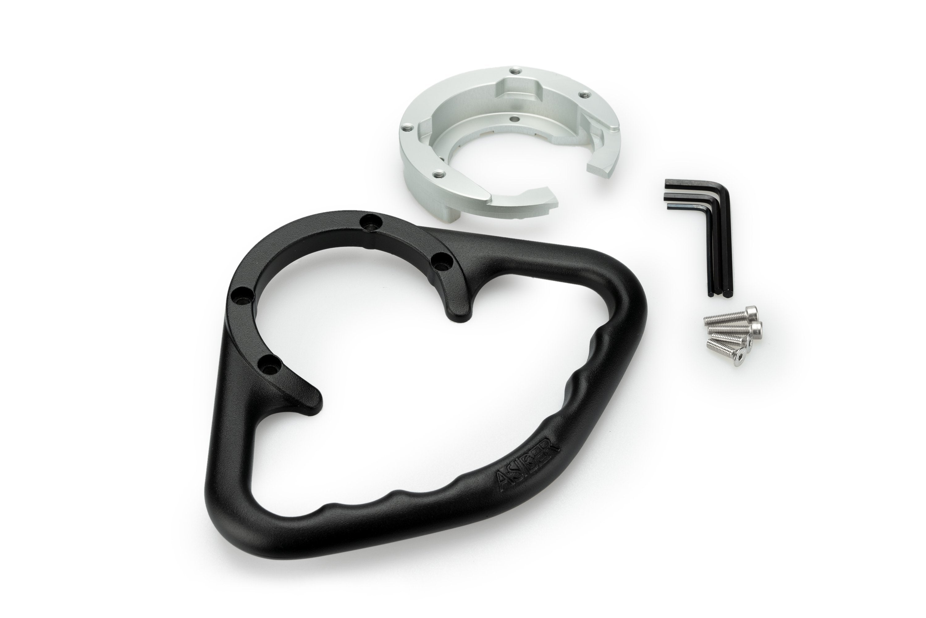 HOLD ON Puig Tank Grab Holder | Black | Kawasaki Ninja 500/650/H2 SX 2023>Curr