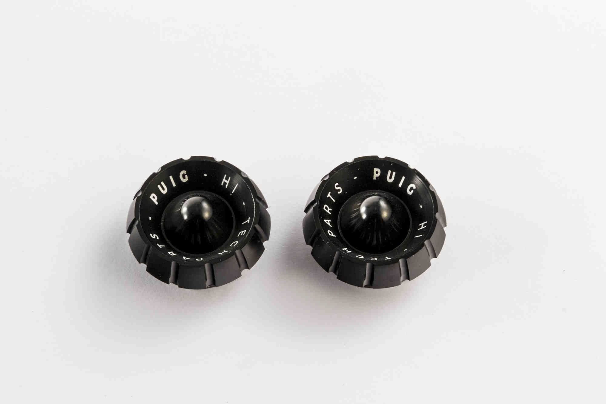 Puig Thruster Bar End Caps | Black - Shop name