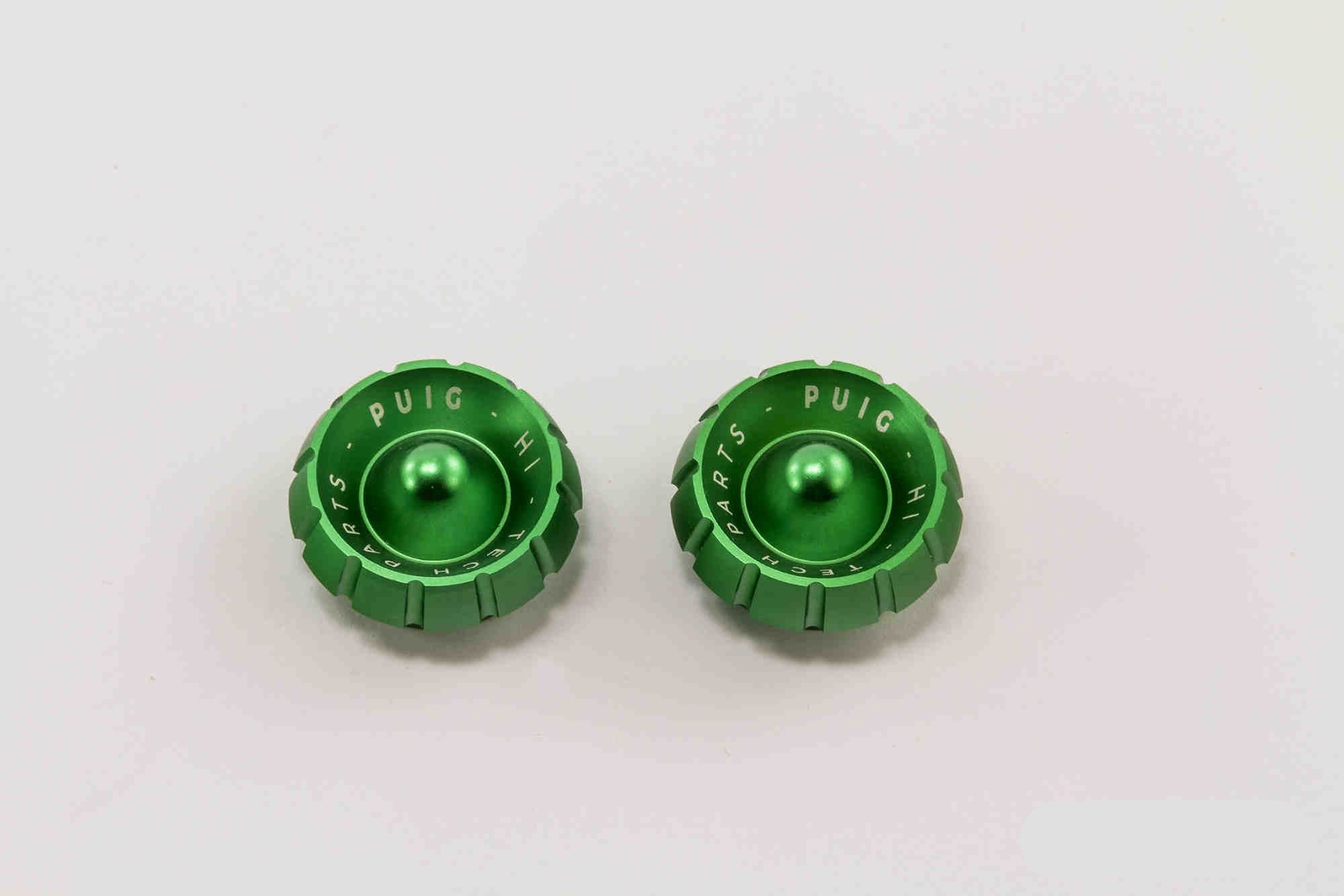 Puig Thruster Bar End Caps | Green - Shop name