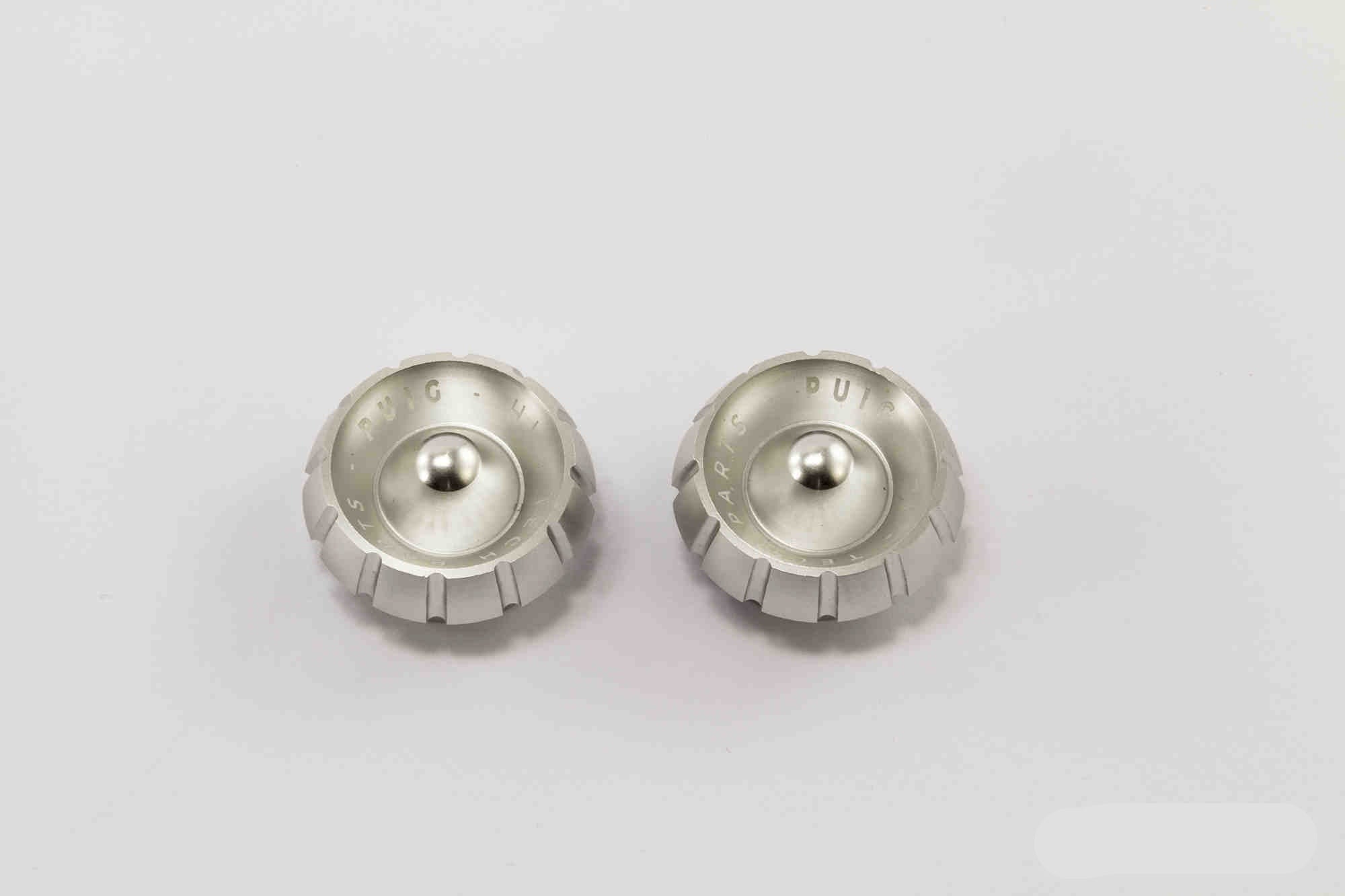 Puig Thruster Bar End Caps | Silver - Shop name