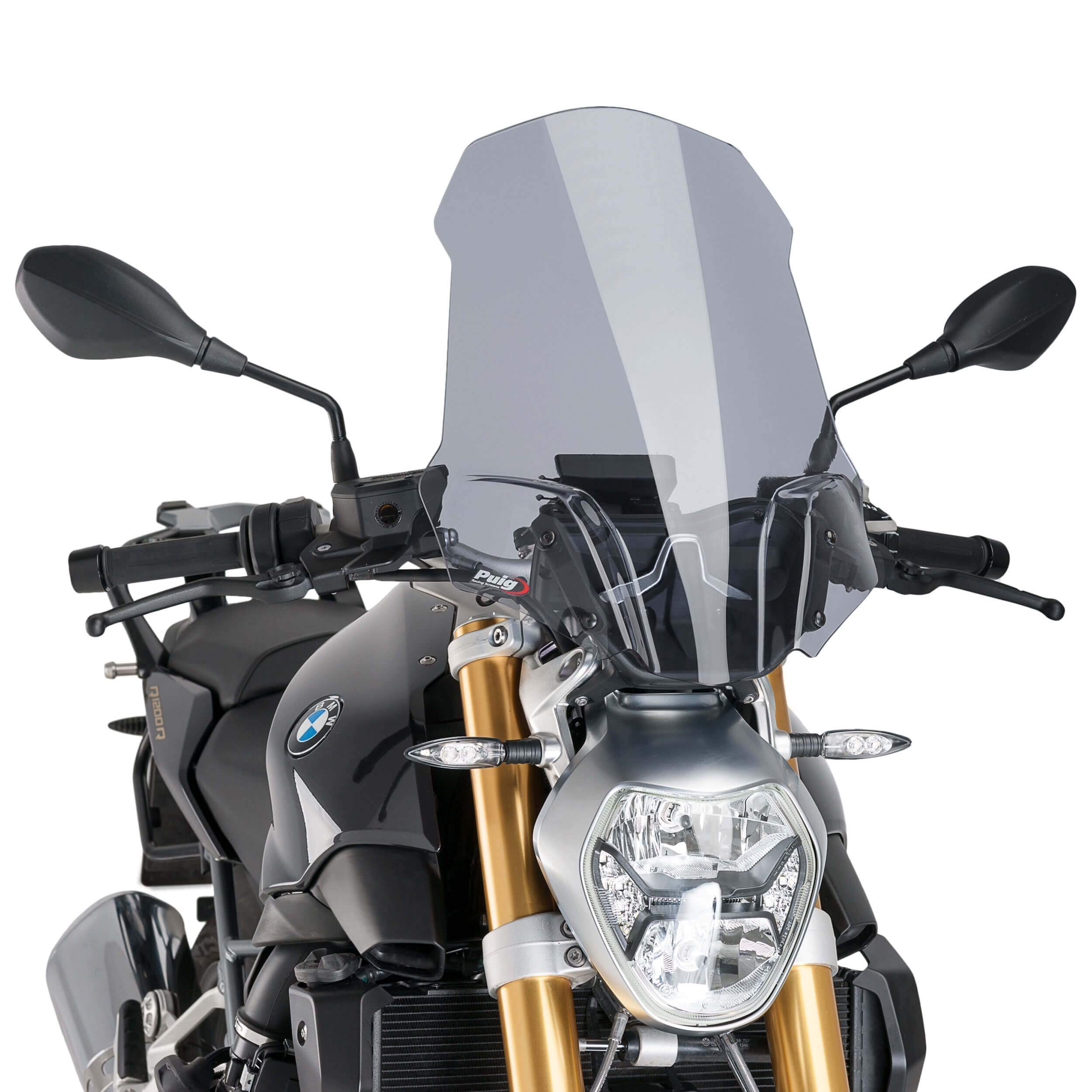 Puig Touring Screen (2) | Light Smoke | BMW R 1200 R 2014>2018 - Shop name