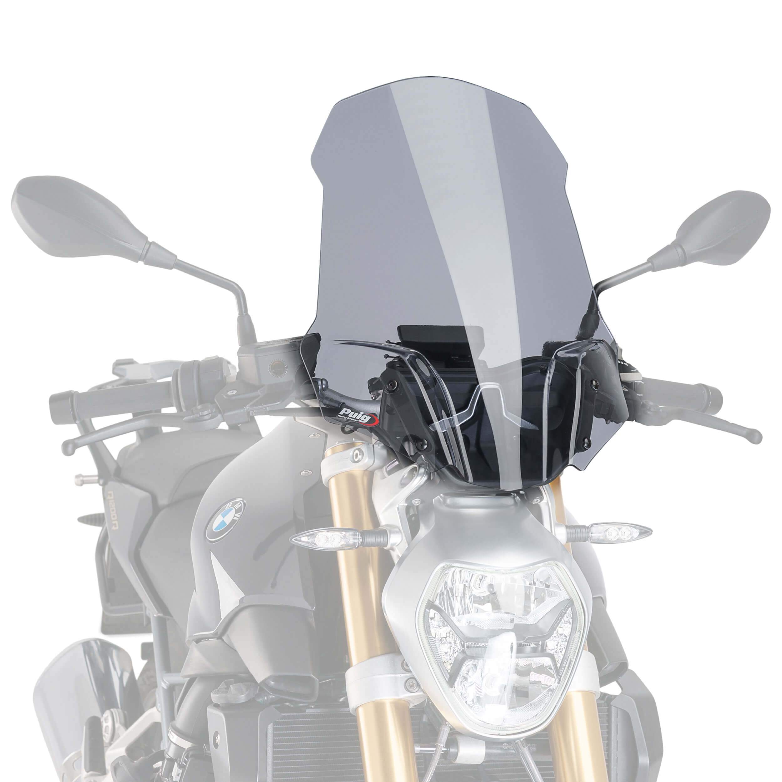 Puig Touring Screen (2) | Light Smoke | BMW R 1200 R 2014>2018 - Shop name