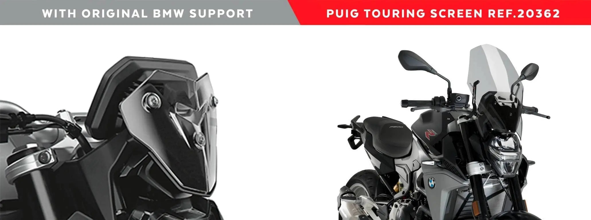 Puig Touring Screen | Black (Opaque) | BMW F 900 R 2020>Current - Shop name