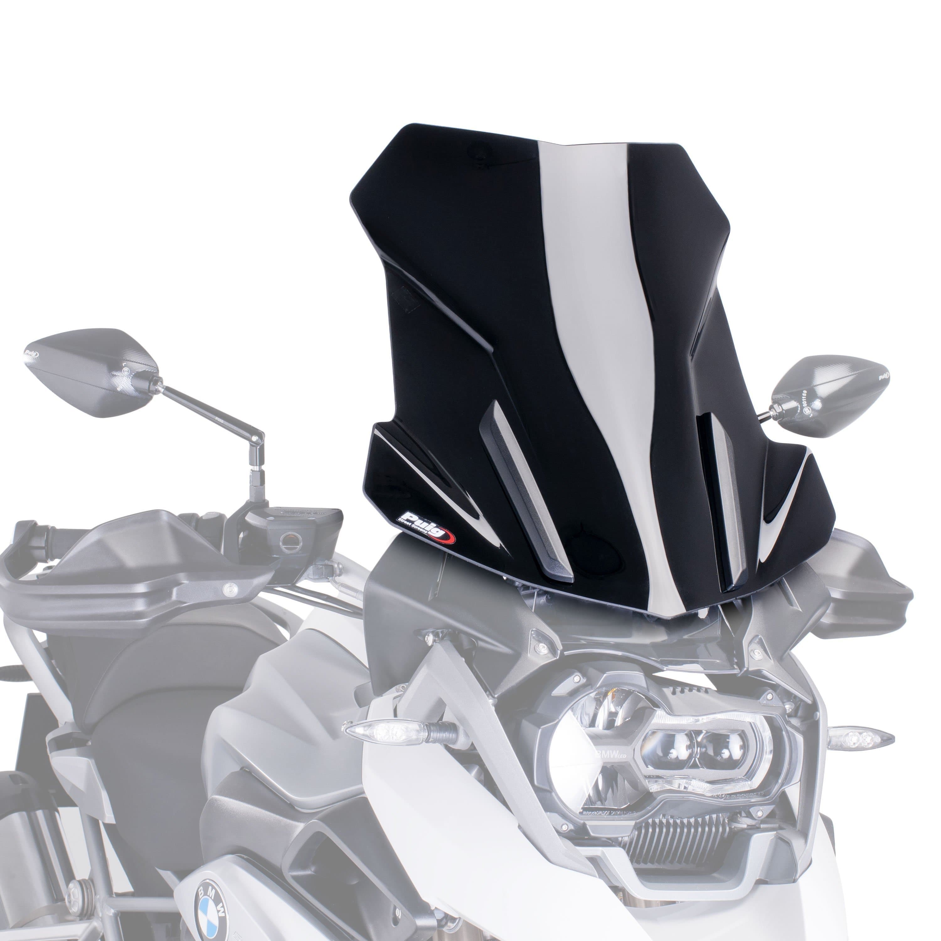 Puig Touring Screen | Black (Opaque) | BMW R 1200 GS 2013>2018 - Shop name