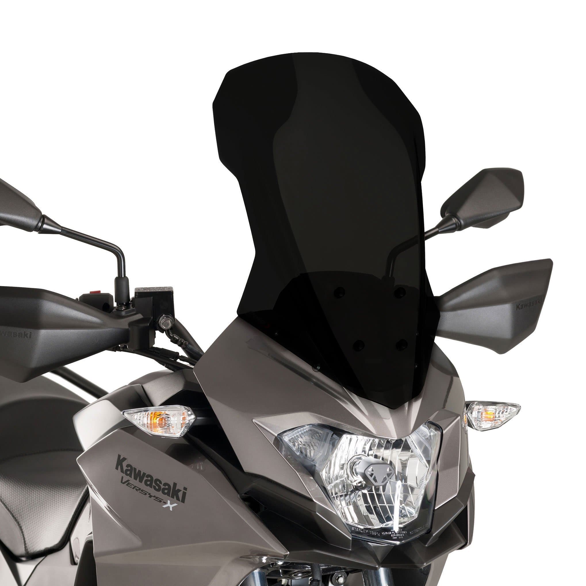 Puig Touring Screen | Black (Opaque) | Kawasaki Versys-X 300 2017>2023 - Shop name