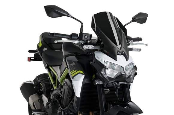 Puig Touring Screen | Black (Opaque) | Kawasaki Z 900 2020>Current - Shop name