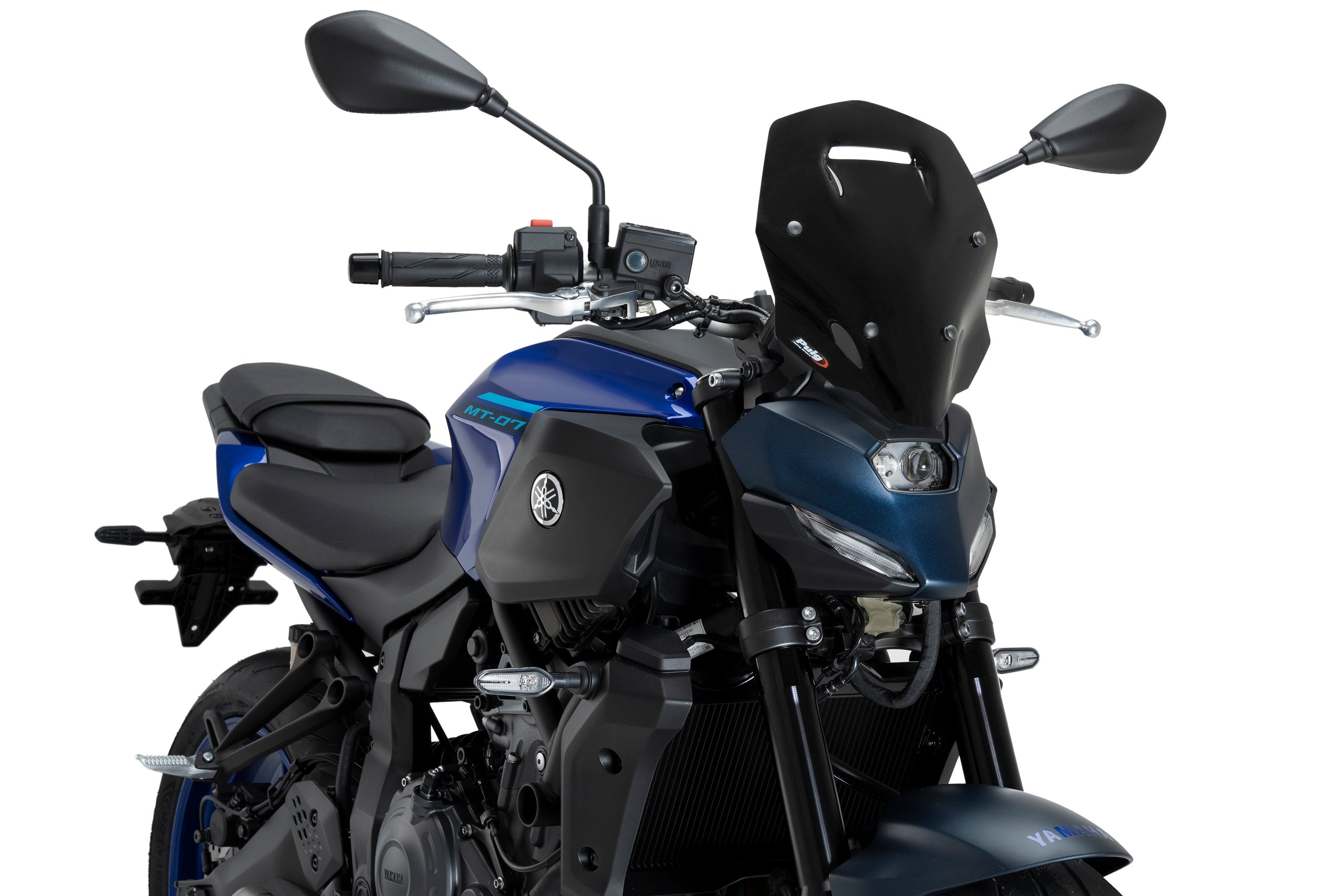 Puig Touring Screen | Black (Opaque) | Yamaha MT-07 2025>Current - Shop name