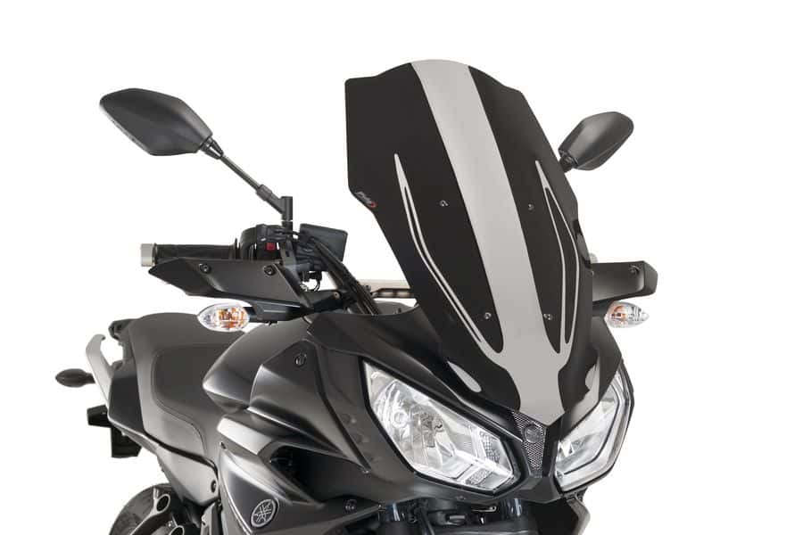 Puig Touring Screen | Black (Opaque) | Yamaha MT-07 Tracer 2016>2017 - Shop name
