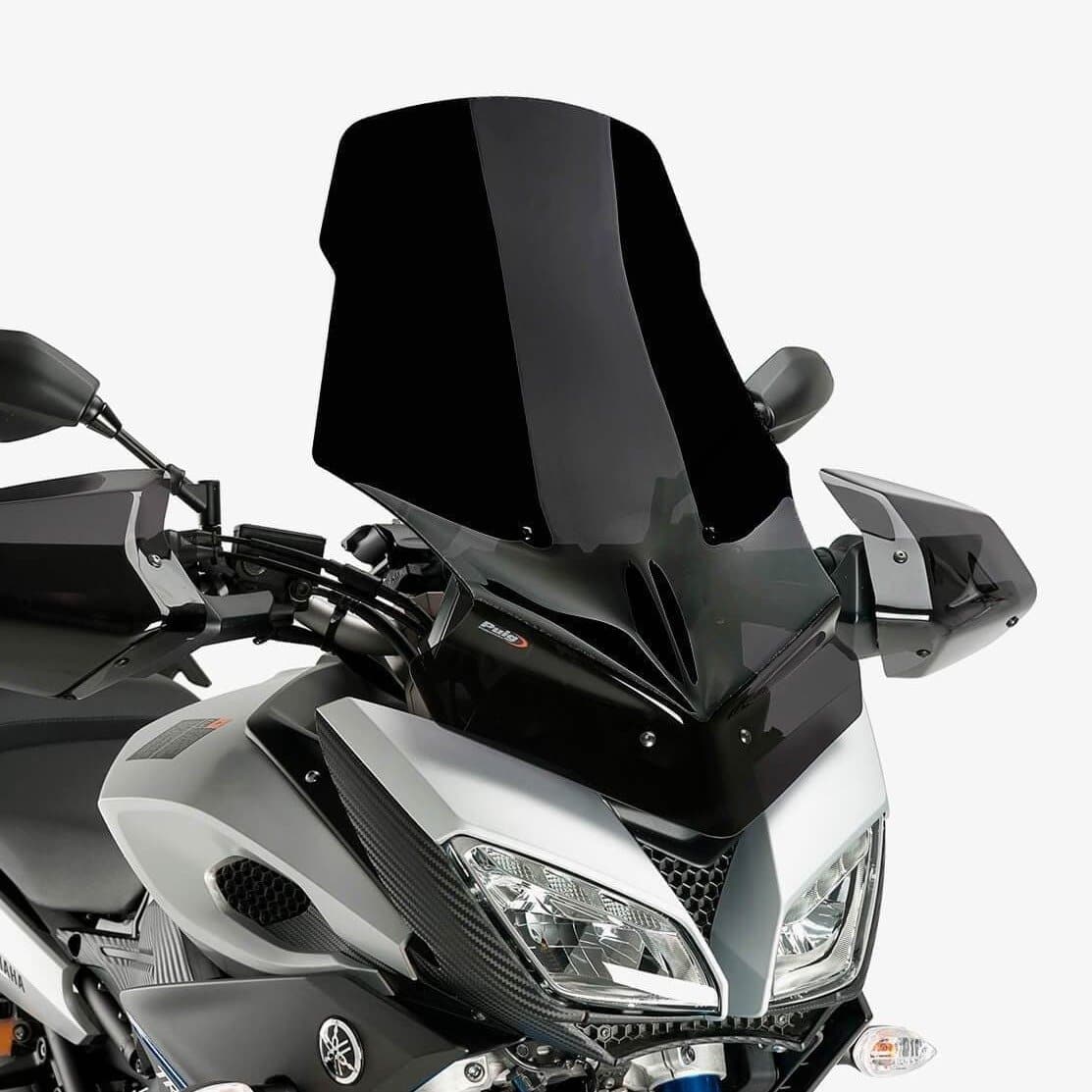Puig Touring Screen | Black (Opaque) | Yamaha MT-09 Tracer 2015>2017 - Shop name