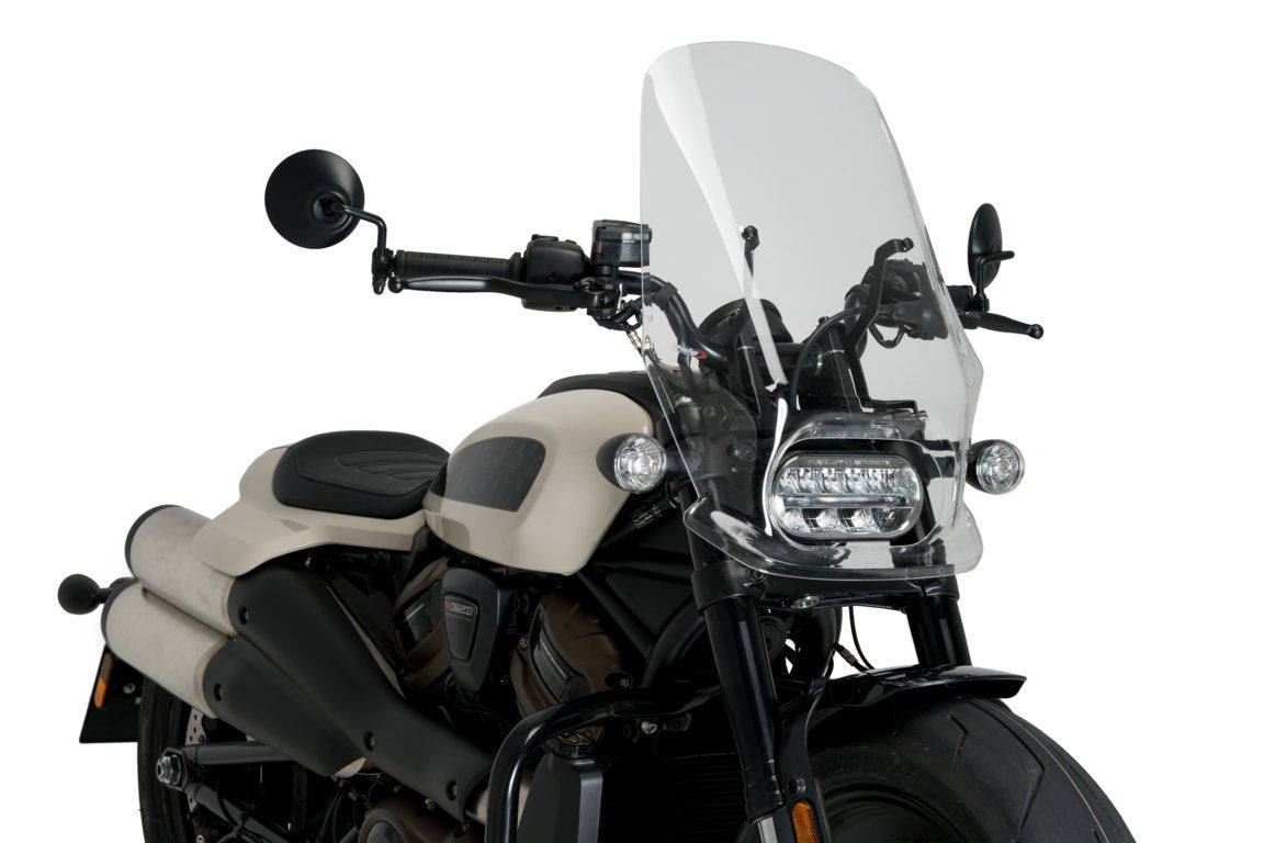 Puig Touring Screen | Clear | Harley Davidson Sportster S (RH1250S) 2021>Current - Shop name