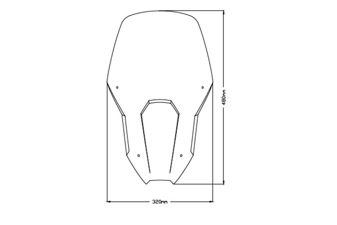 Puig Touring Screen | Clear | Honda CRF 1100 L Africa Twin 2020>2023 - Shop name