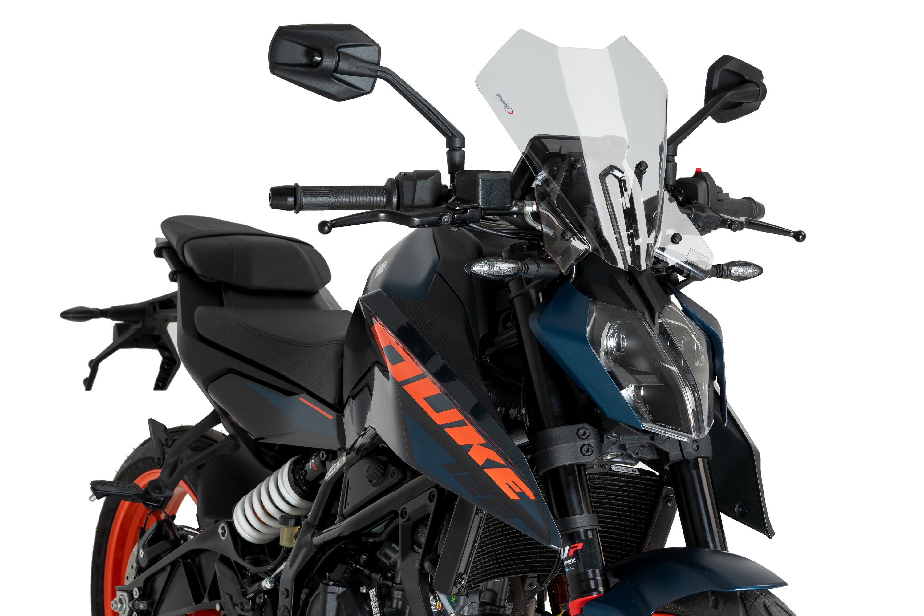 Puig Touring Screen | Clear | KTM 125/390 Duke 2024>Current - Shop name