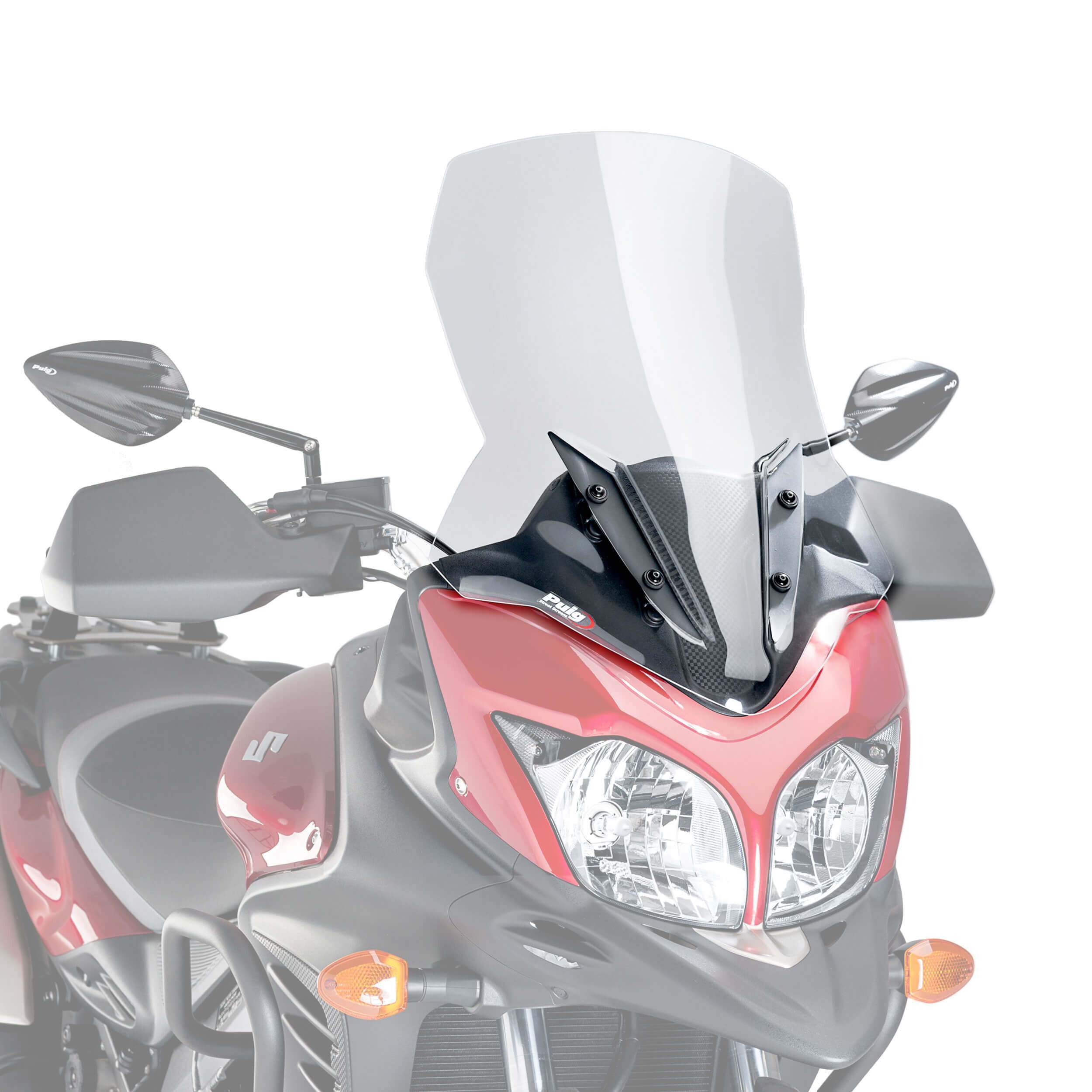 Puig Touring Screen | Clear | Suzuki V-Strom 650 2012>2016 - Shop name