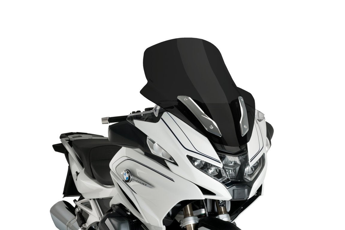 Puig Touring Screen | Dark Smoke | BMW R 1250 RT 2021>Current - Pyramid Motorcycle Accessories