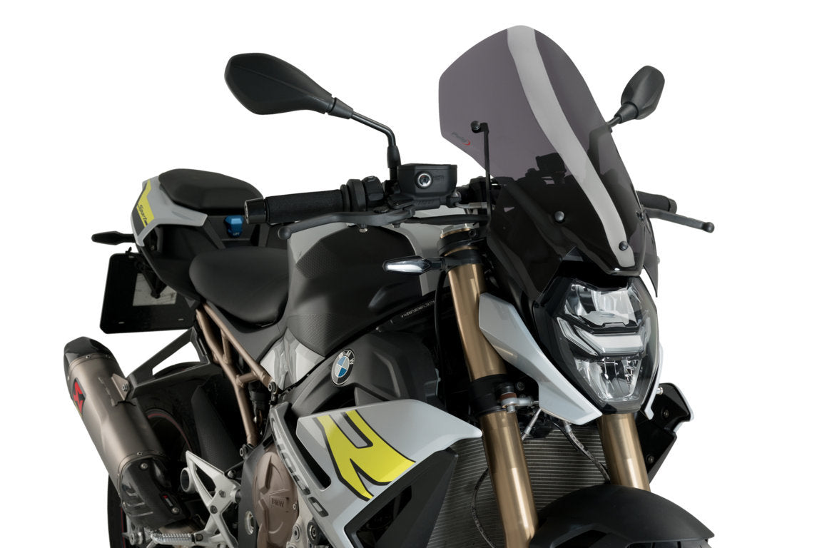 Puig Touring Screen | Dark Smoke | BMW S 1000 R (incl. M) 2021>2024 - Pyramid Motorcycle Accessories