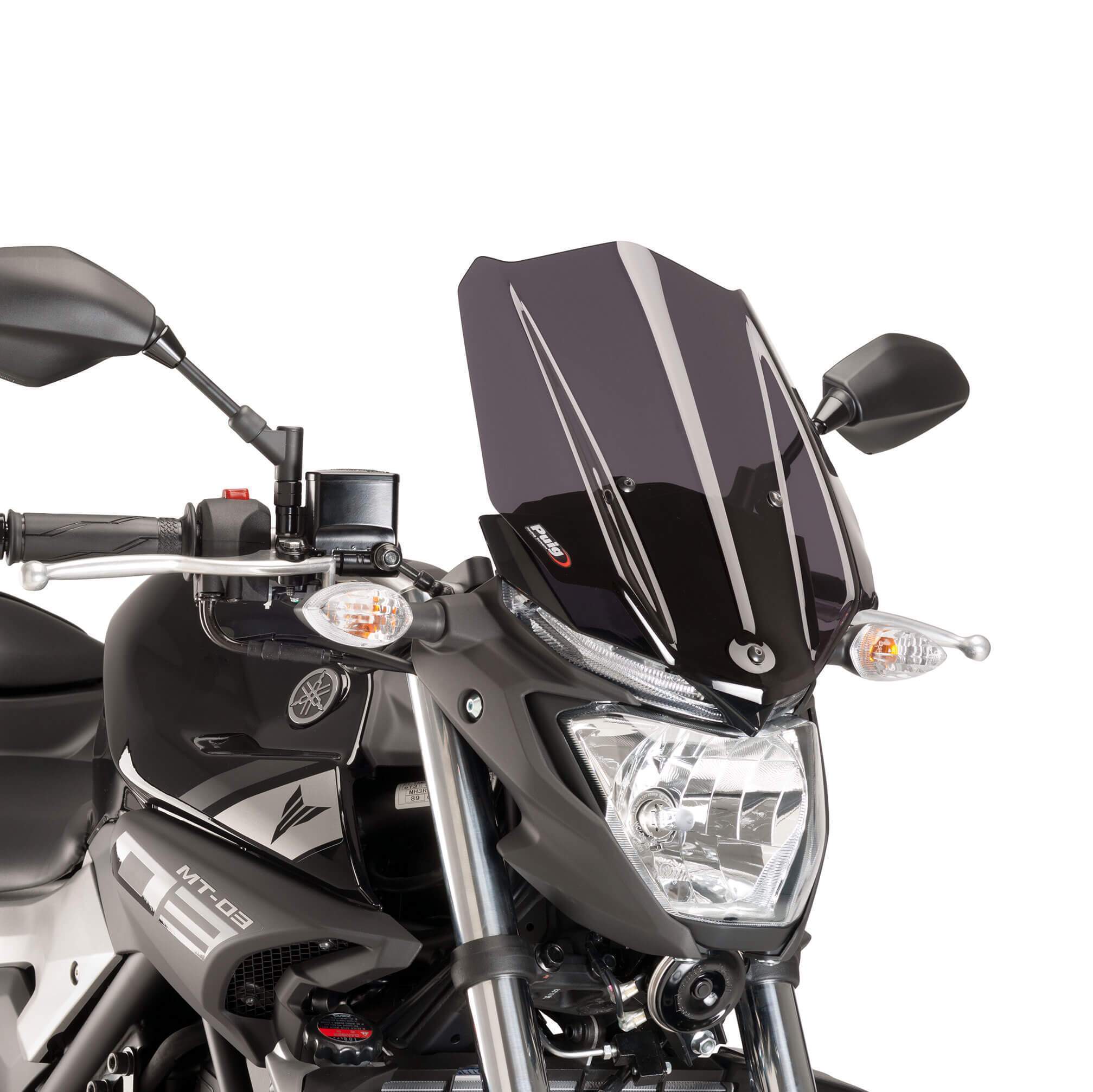 Puig Touring Screen | Dark Smoke | Yamaha MT-03 2016>2019 - Shop name