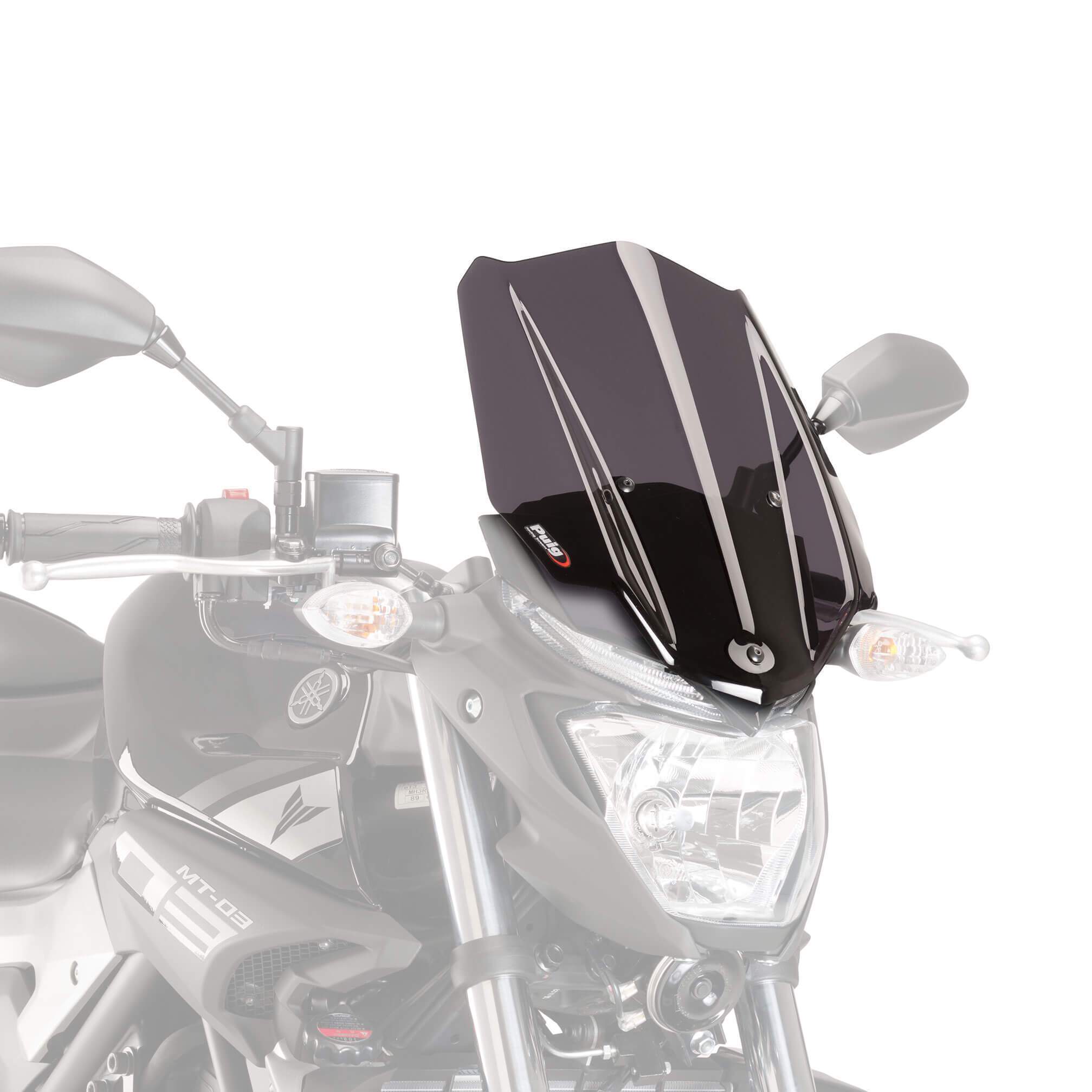 Puig Touring Screen | Dark Smoke | Yamaha MT-03 2016>2019 - Shop name