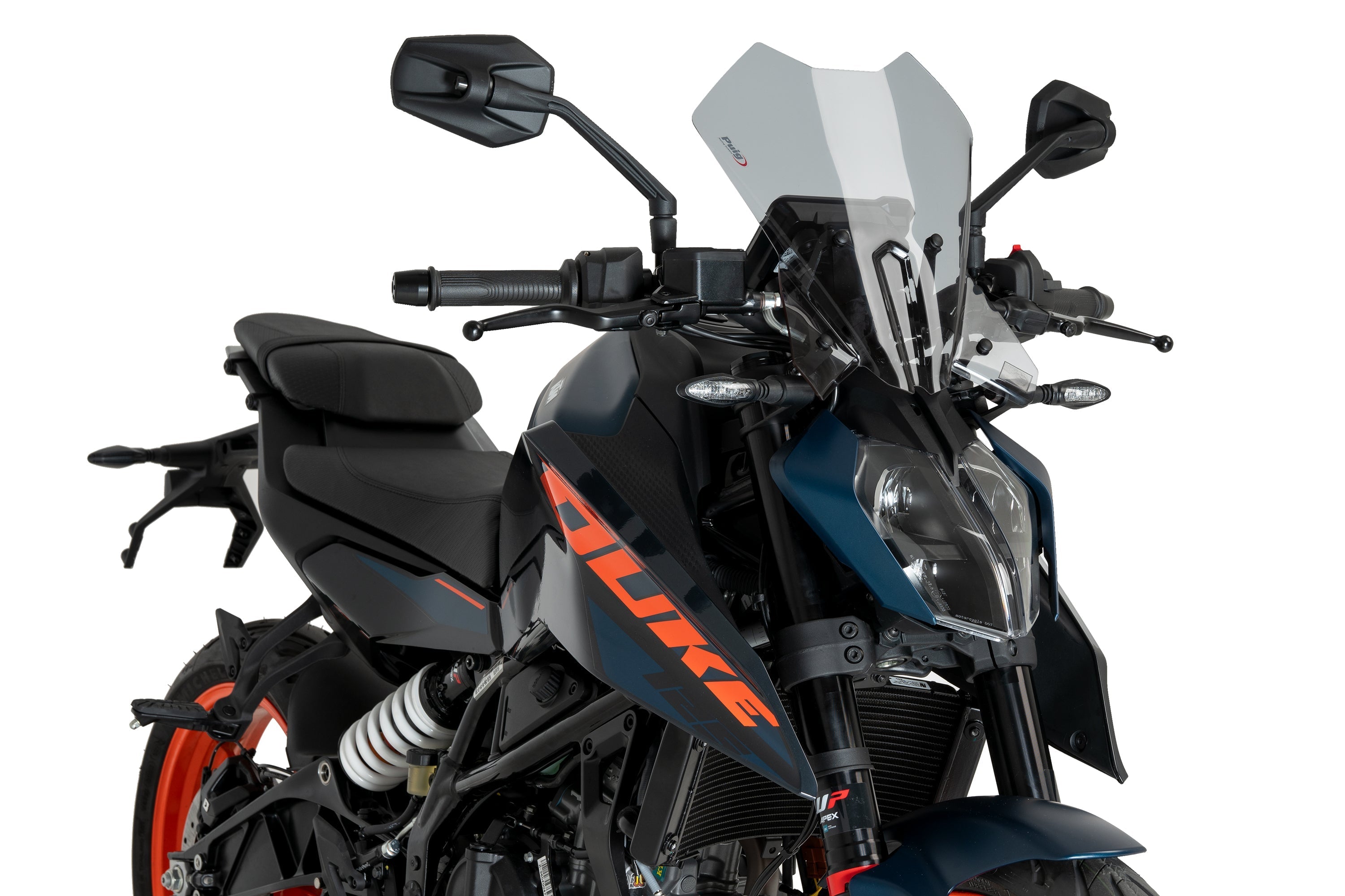 Puig Touring Screen | Light Smoke | KTM 125/390 Duke 2024>Current - Shop name