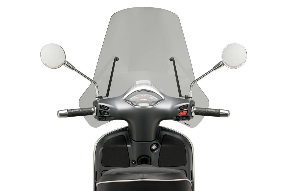 Puig Touring Screen | Light Smoke | Piaggio Vespa GTS 300 2007>2022 - Pyramid Motorcycle Accessories